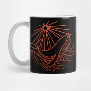 flying great whale Mug